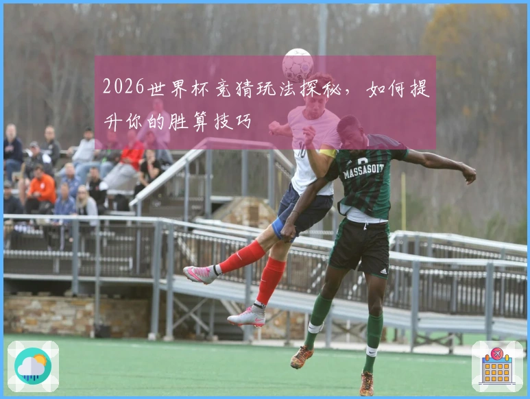 2026世界杯竞猜玩法探秘，如何提升你的胜算技巧